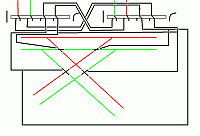 Weichenstrae Kopfbahnhof